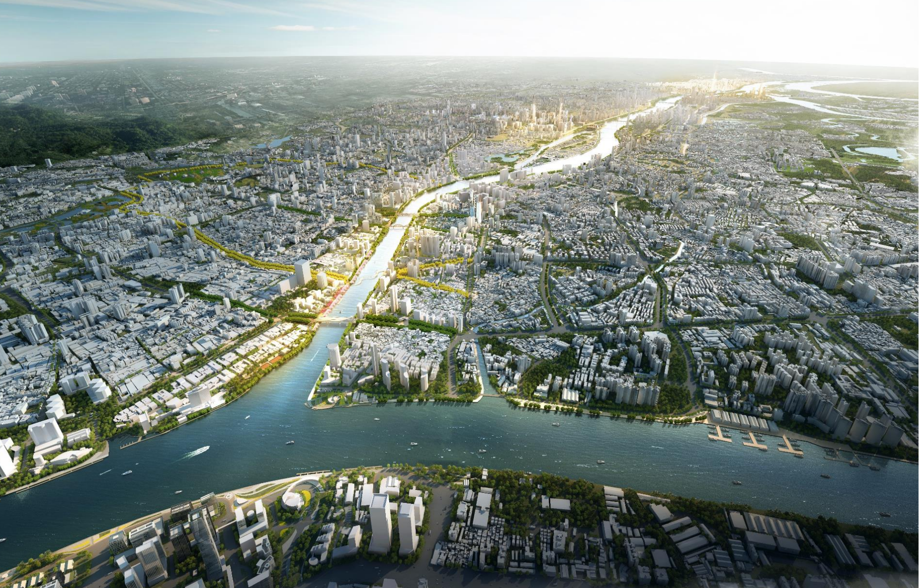 广州市珠江景观带重点区段城市设计与景观详细规划导则精品珠江三十公里塑造广州全球形象和目的地